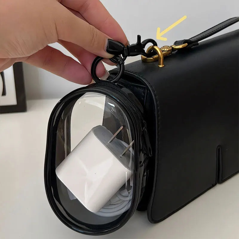 Transparent Organizer Keychain Bag