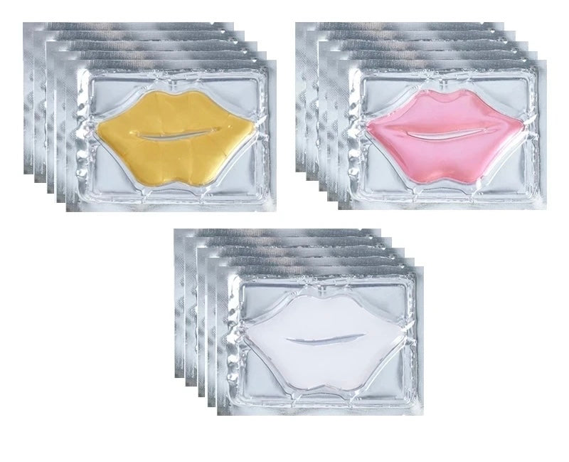 50pcs Collagen Lip Mask Moisturizing Firming Nourishing Beauty lips Care Labial Moisturizer Lip Patches Gel Pads Skin Care