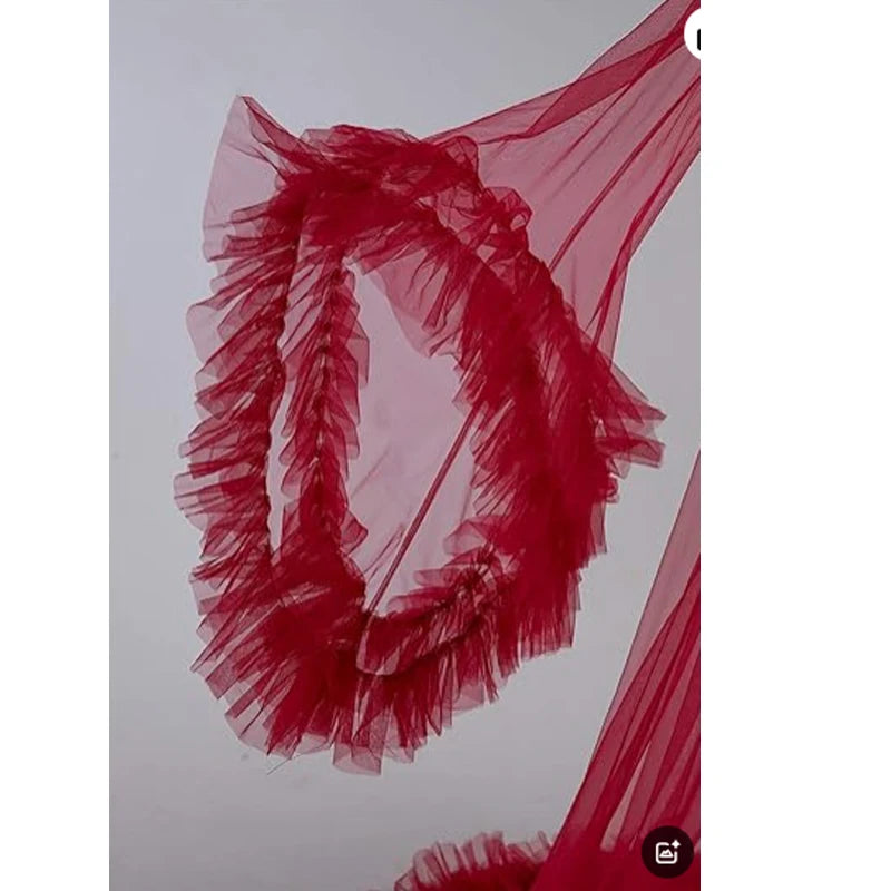 Sexy Woman's Lingerie Transparent Robe | Long |