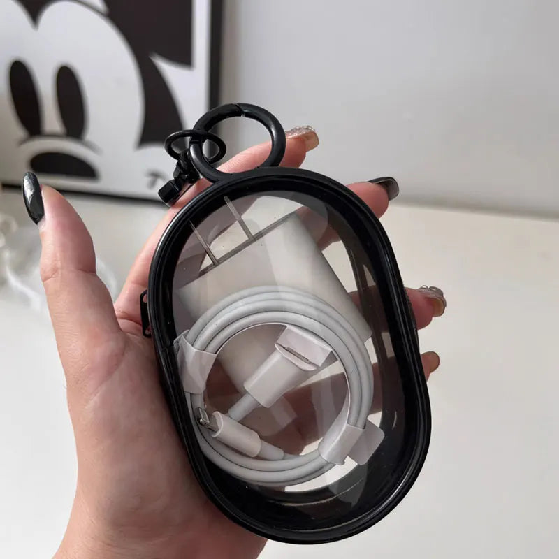 Transparent Organizer Keychain Bag